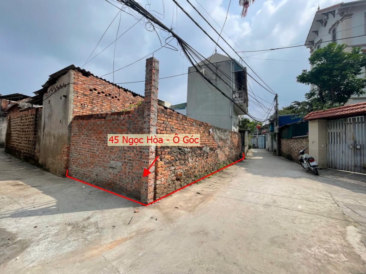 Hình ảnh Bán Lô Góc 2 Mặt Tiền Full Thổ Cư Tại Ngọc Hòa Chương Mỹ Giáp Thị Trấn Chúc Sơn 