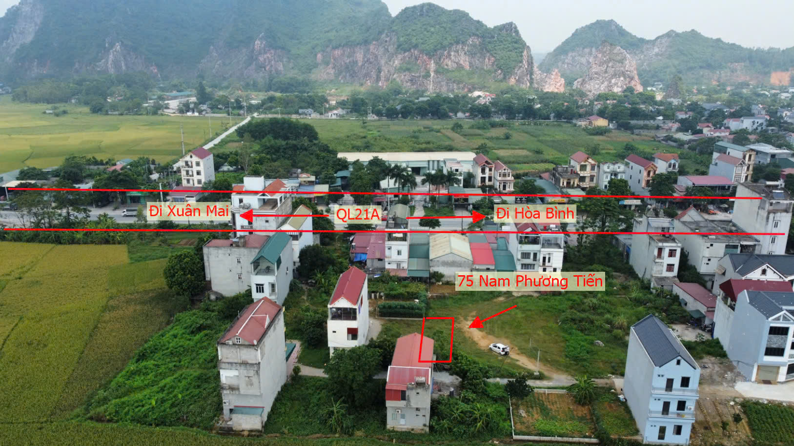 Hình ảnh Đất Đấu Giá Khu Lô 8 Chợ Cá Nam Phương Tiến Chương Mỹ Làn 2 QL21A Nằm Trong Quy Hoạch Đô Thị Vệ Tinh Xuân Mai