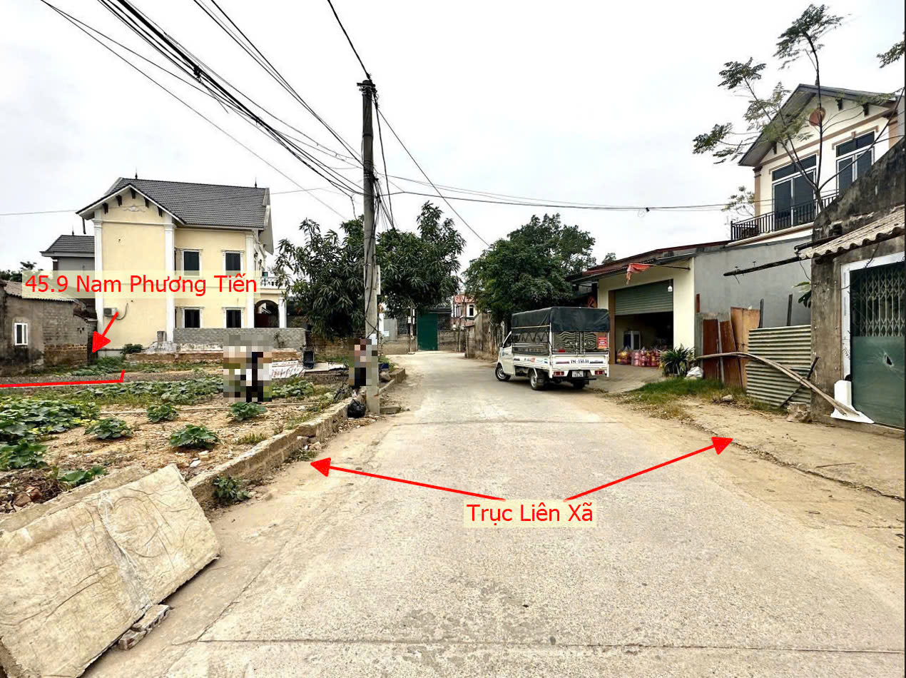 Hình ảnh Bán Thửa Đất Phân Lô 45.9M2 Tại Nam Phương Tiến Sát Trục Kinh Doanh Liên Xã Giá Chưa Đến Tỷ 