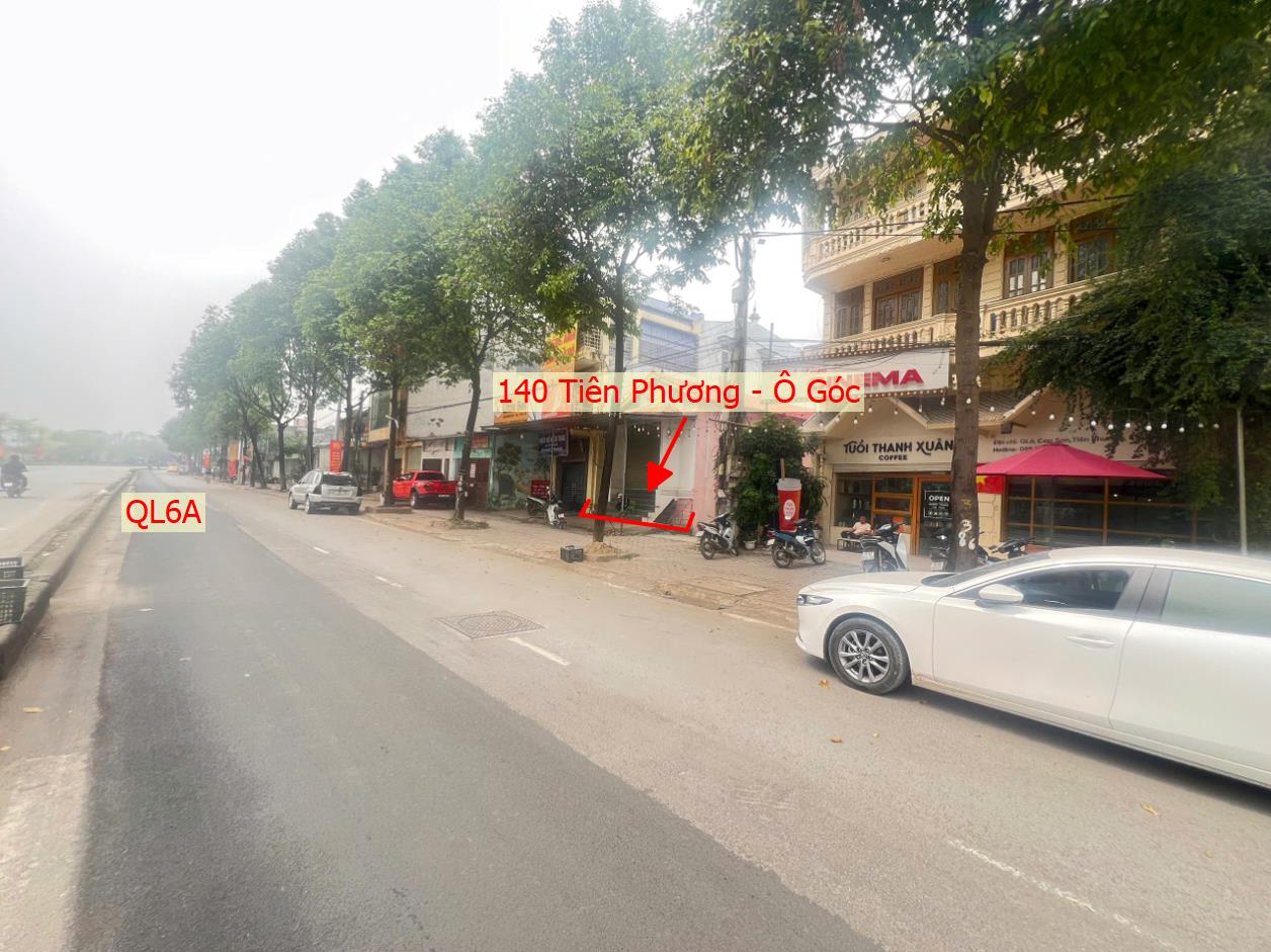 Hình ảnh Bán Lô Góc 2 Mặt Tiền Sẵn Nhà Cấp 4 Bám mặt Đường Kinh Doanh QL6A Đối Diện Côn Ty K+K