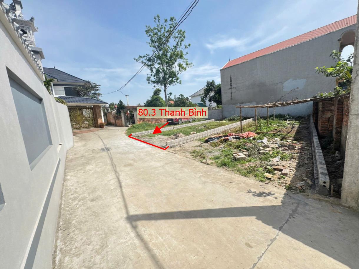 Hình ảnh Bán Thửa Đất 80.3m Tại Thanh Bình Ô Tô Đỗ Tận Cửa Sát Mặt Đường Kinh Doanh QL6A Đang Mở Rộng 