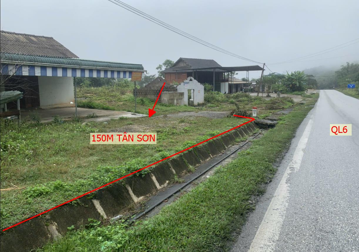 Hình ảnh Bán Lô Đất 150m Sẵn Nhà Bám QL6 Tại Tân Sơn Mai Châu Giá Vài Trăm Triệu