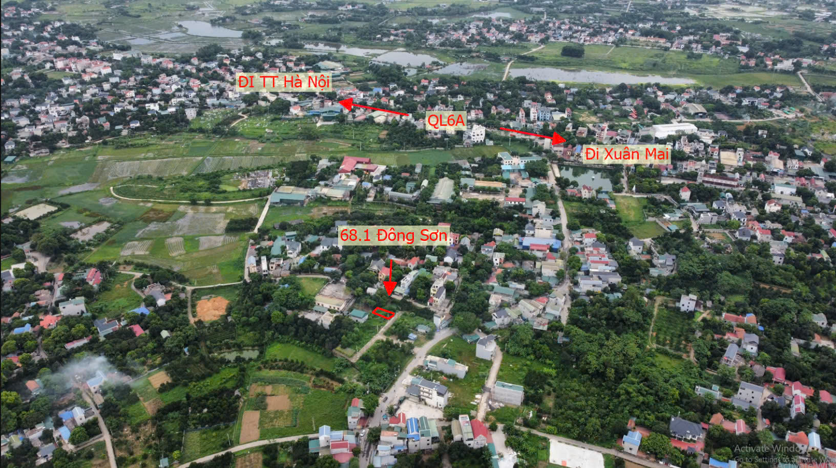 Hình ảnh Bán Đất Đấu Giá Xã Đông Sơn Sát Trục Liên Huyện Gần QL6A Đang Mở Rộng Ngay Gần Trung Tâm Xã 