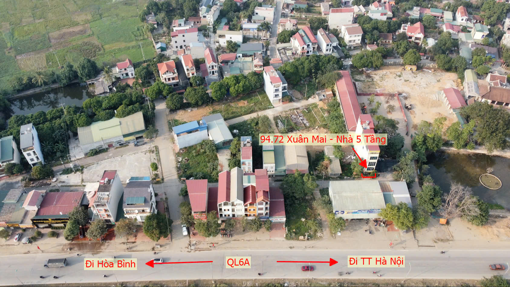 Hình ảnh Bán Nhà 5 Tầng Ngay Sát Trường Học Thuộc Làn 2 QL6A Tại Thị Trấn Xuân Mai Chương Mỹ 