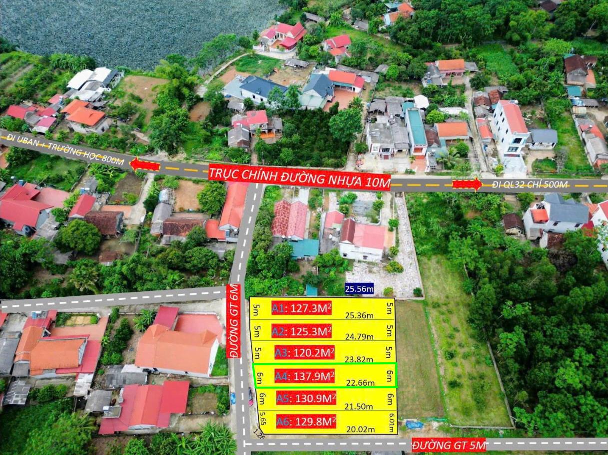 Hình ảnh Bán Lô Đất 137.9m Tại Tề Lễ Tam Nông Bám Dân Cư Đông Đúc Thân Thiện Gần Chợ Trường Học Ủy Ban Giá Đầu Tư