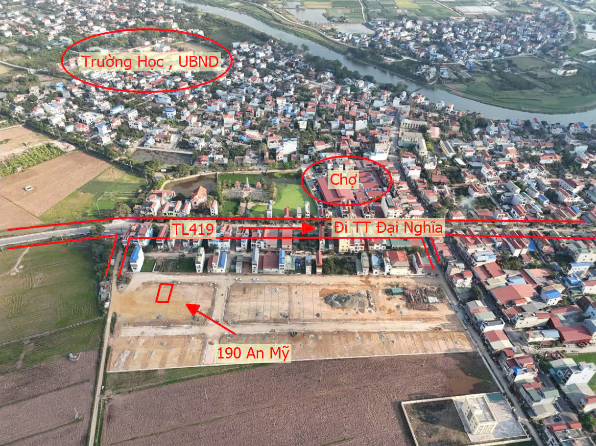 Hình ảnh Bán Đất An Mỹ Sát Đường TL419 Ngay Trung Tâm Xã An Mỹ | Đất Đấu Giá An Mỹ Mỹ Đức 