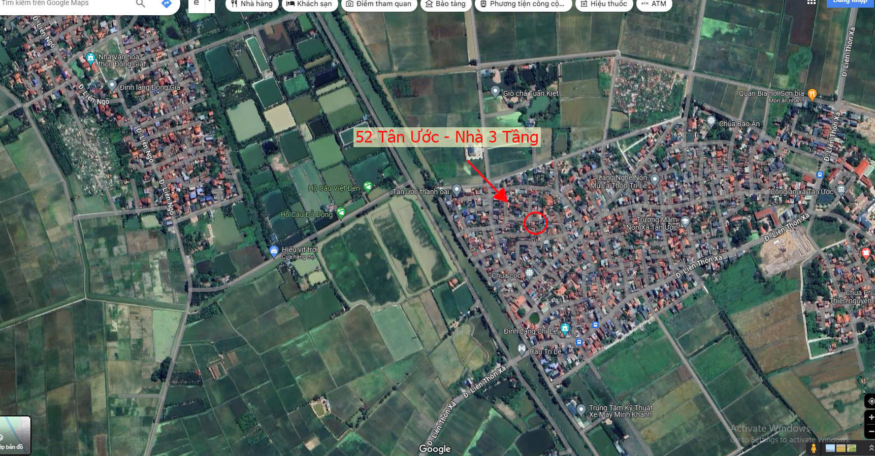 Hình ảnh Bán Nhà 3 Tầng Ngay Trung Tâm Xã Tân Ước Sát Trục Kinh Doanh Liên Xã 