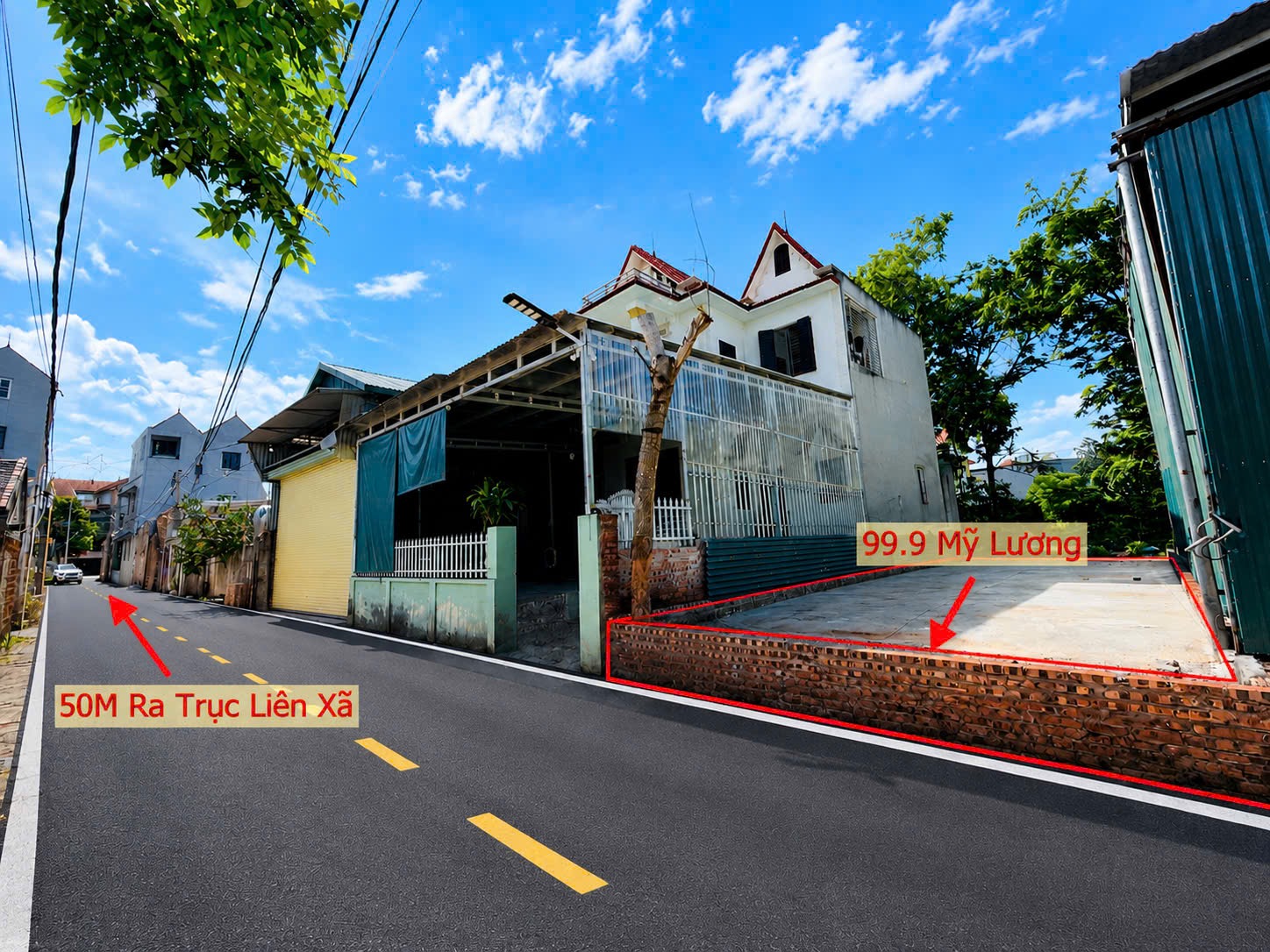Hình ảnh Bán Thửa Đất 99.9m Tại Mỹ Lương Đường Thông Ô Tô Tránh Nhau Sát Trục Chính Liên Xã Giá Chỉ Hơn 2 Tỷ