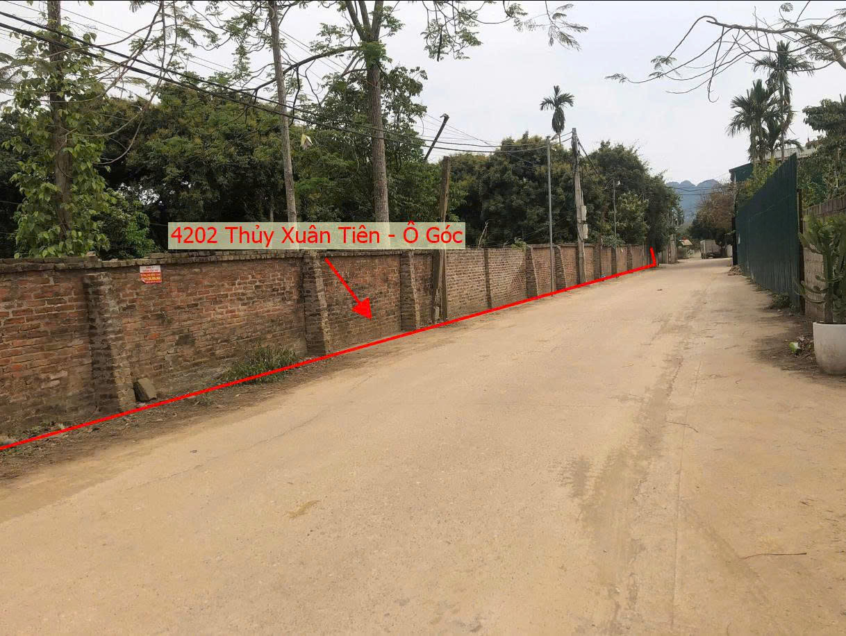 Hình ảnh Bán Lô Góc 3 Mặt Tiền 4202m Tại Thủy Xuân Tiên Mặt Trục Chính Liên Xã Ngay Gần QL21A 