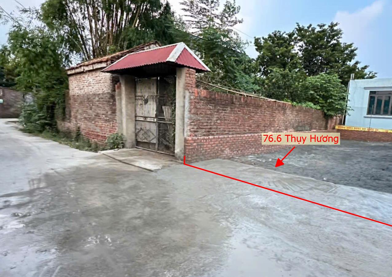 Hình ảnh Nhỉnh Tỷ Sở Hưu Lô Đất Đẹp Thuộc Xã Thụy Hương Chương Mỹ Nằm Giáp Thị Trấn Chúc Sơn  