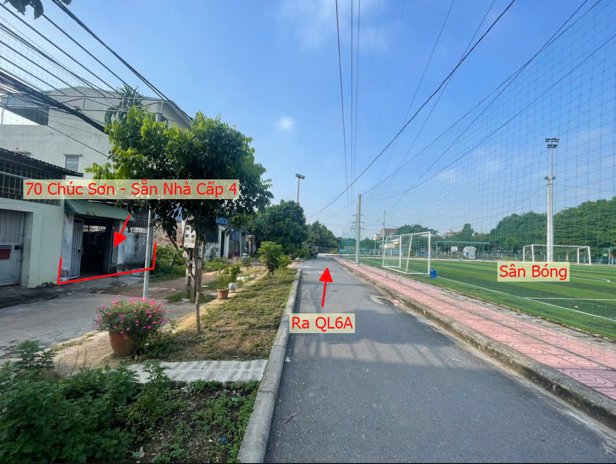 Hình ảnh Bán Đất Chúc Sơn Sẵn Nhà Cấp 4 Đối Diện Sân Bóng Xóm Xá Gần Trục Chính Liên Xã 