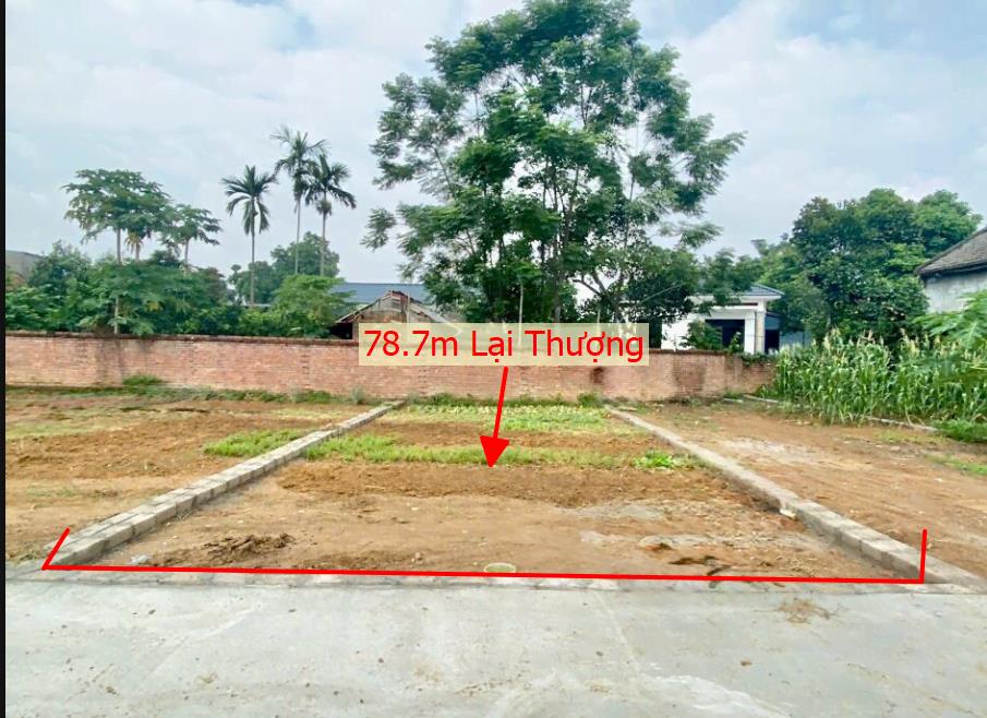 Hình ảnh Bán Lô Đất 78.7mTaji Lại Thượng Thạch Thất Bám Đường Bê Tông Ô Tô Vào Tận Đất Gần Trục Chính Kinh Doanh Giá Đầu Tư
