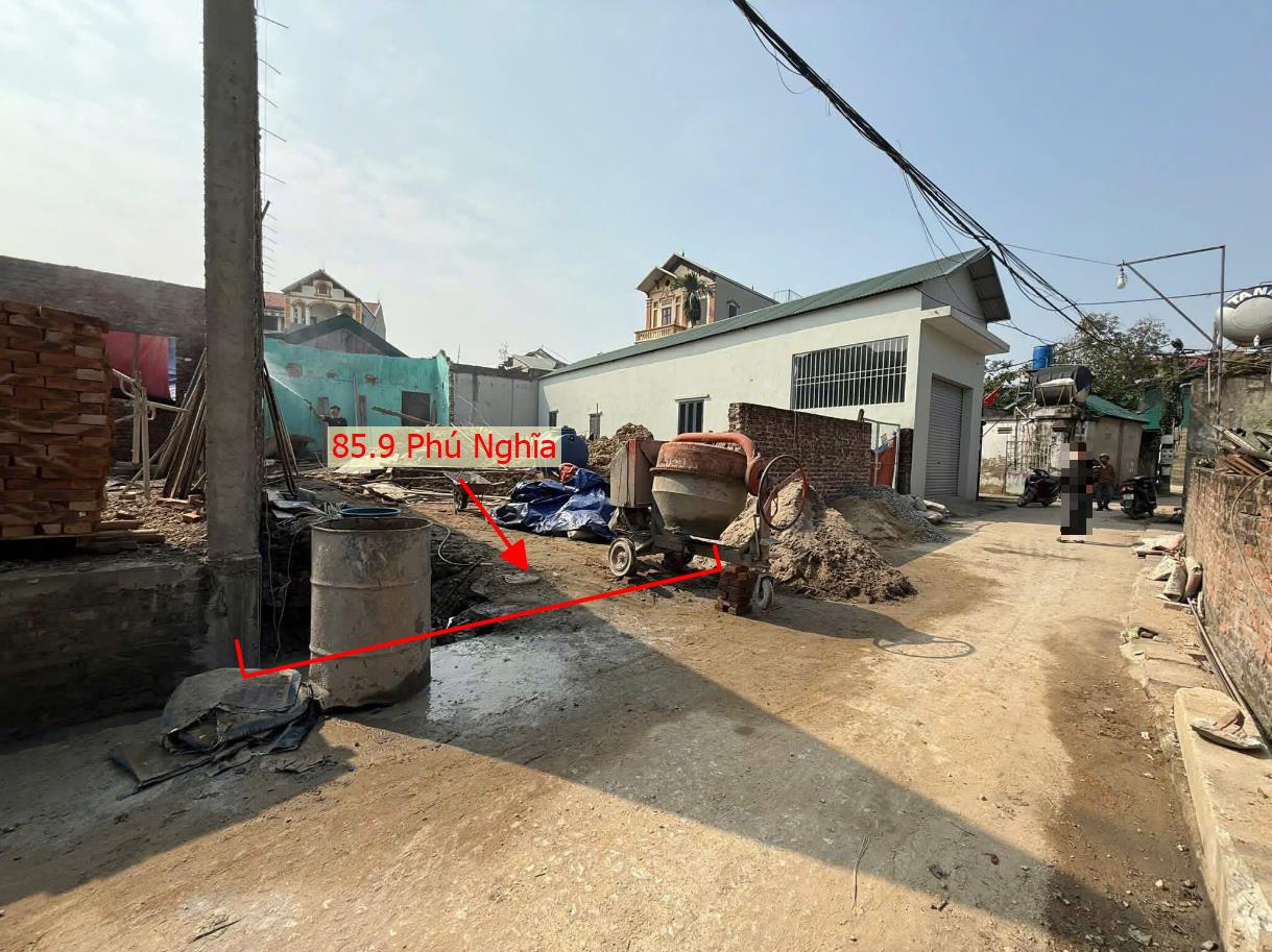 Hình ảnh Chủ Cắt Bán 85.9m Tại Phú Nghĩa Ô Tô Vào Tận Đất Sát KCN Phú Nghĩa , QL6A Đang Triển Khai Mở Rộng