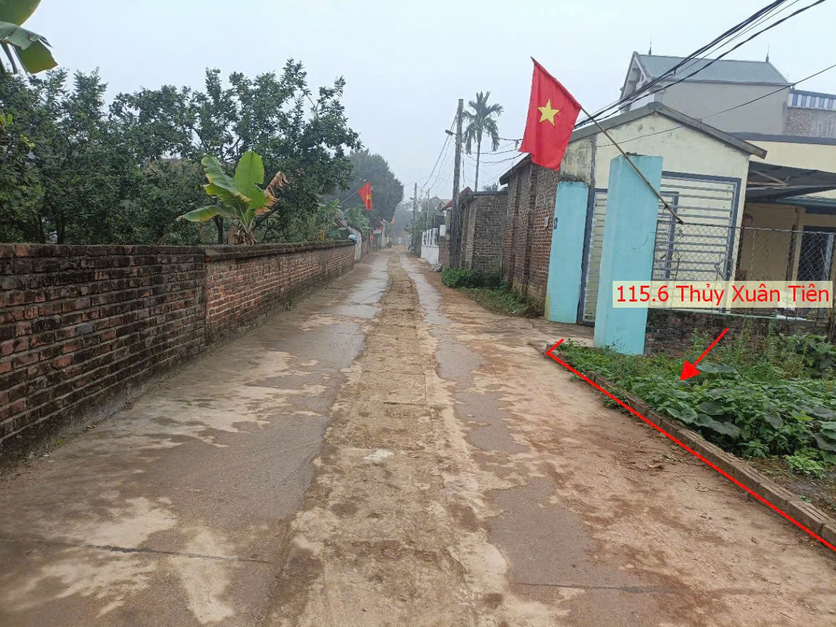 Hình ảnh Bán Lô Đất 115.6 Tại Thủy Xuân Tiên Ô Tô Vào Tận Đất Gần Trục Chính Kinh Doanh 