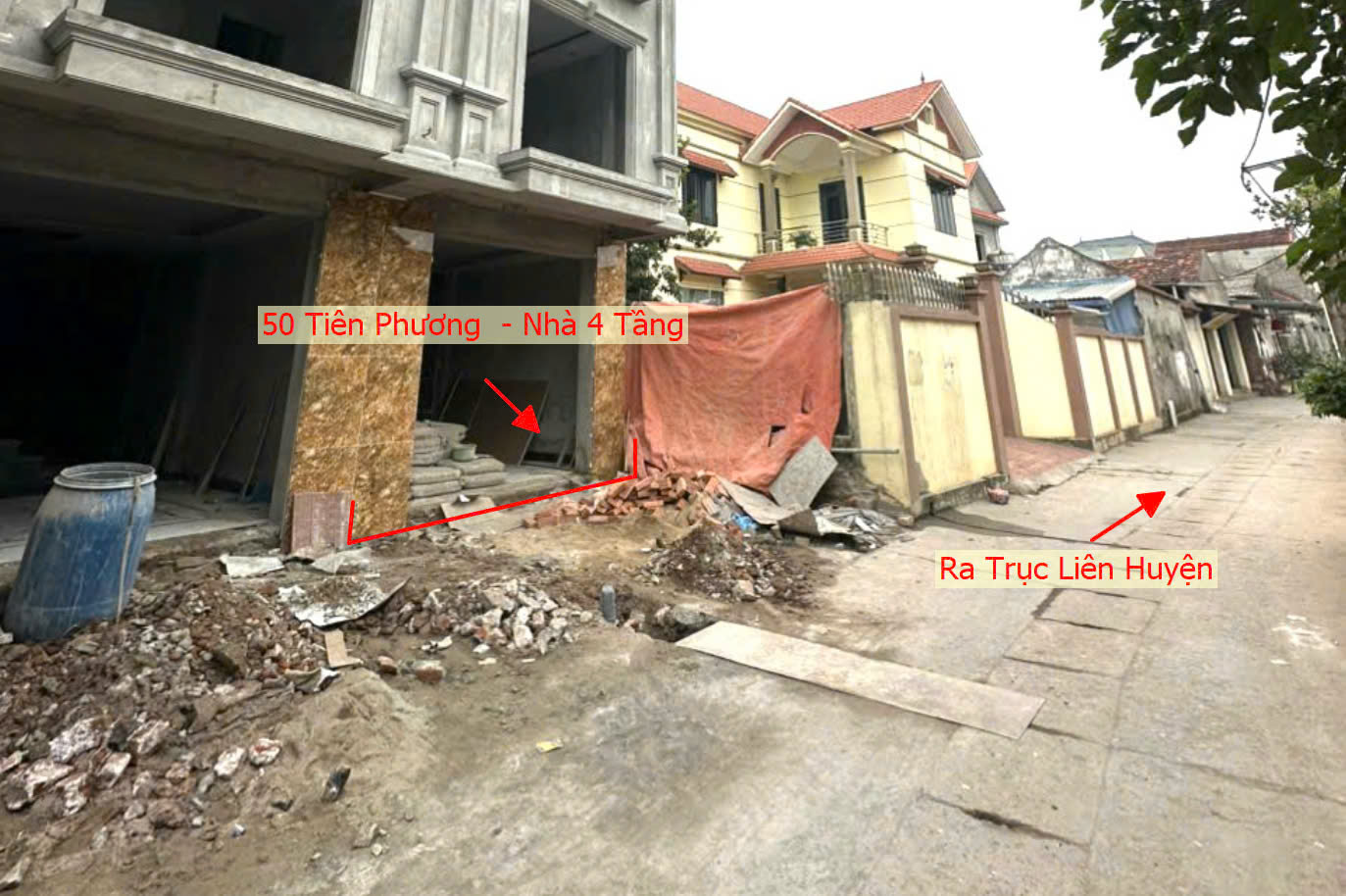 Hình ảnh Bán Nhà Ở Thương Mại Ngay Trung Tâm Hành Chính Xã Tiên Phương Gần TL419 Giá Chỉ Vài Tỷ 