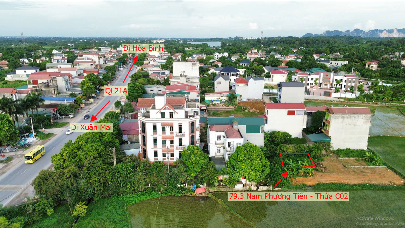 Hình ảnh Bán Đất Nam Phương Tiến Cách QL21A 2 Bước Chân | Gần Khu Nghỉ Dưỡng Sky Lake Giá Chỉ Nhỉnh Tỷ 