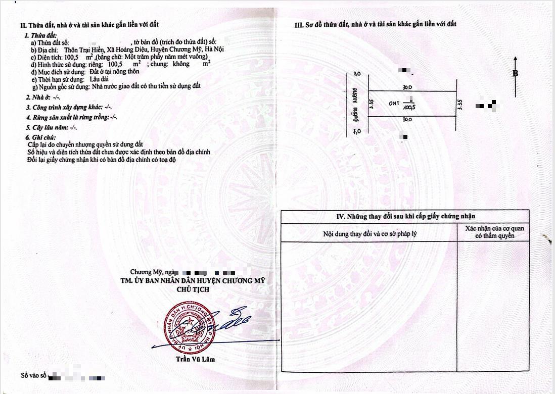 Hình ảnh Bán Đất Full Thổ Cư 100.5m Tại Hoàng Diệu Ô Tô Đỗ Tận Đất Sát Trục Chính Kinh Doanh Liên Xã