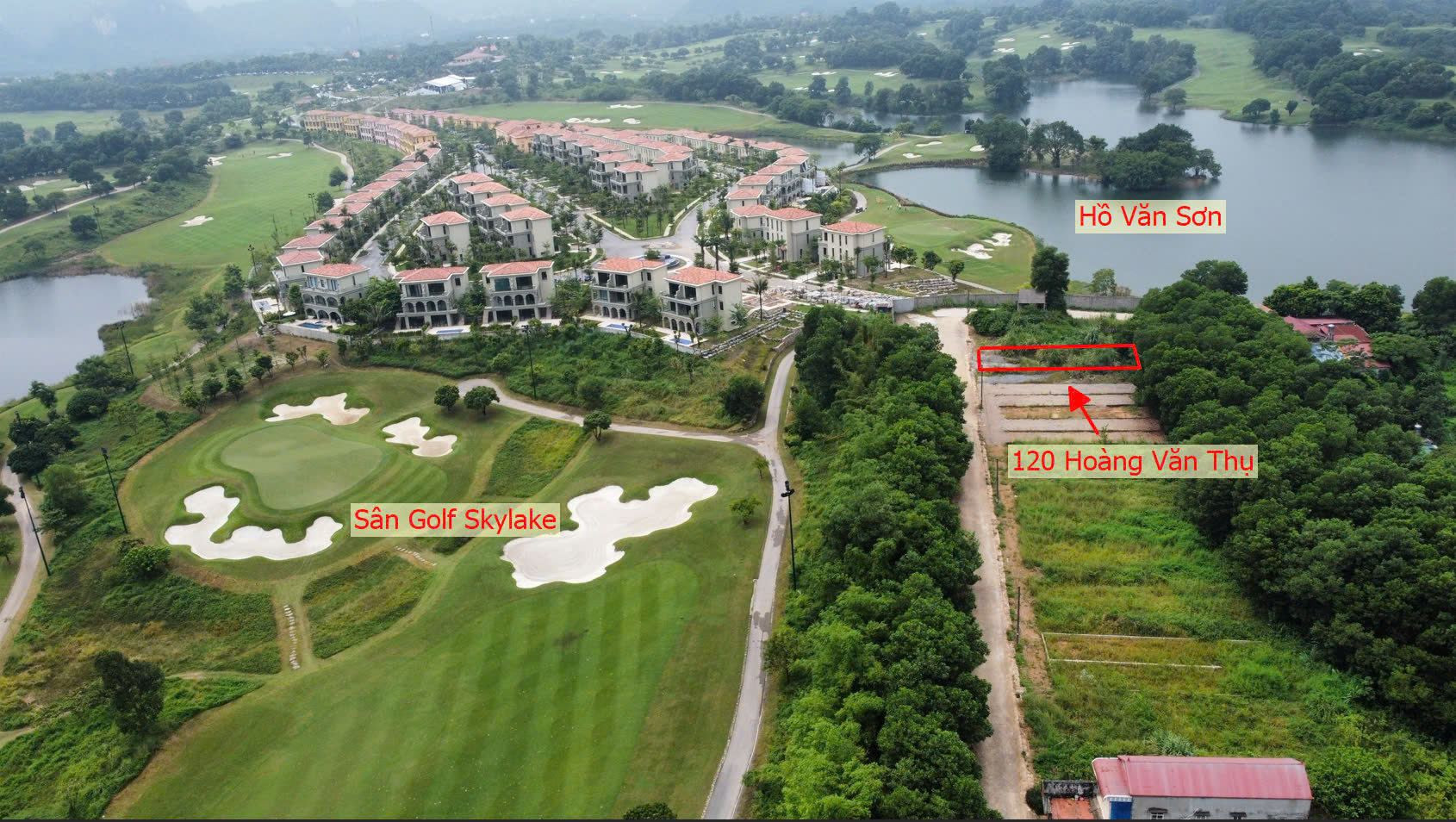 Hình ảnh Bán Đất Hoàng Văn Thụ Đối Diện Sân Golf Sky Lake Sát Hồ Văn Sơn Thoáng Mát Giá Chỉ Hơn Tỷ 
