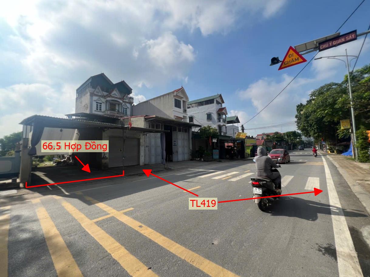 Hình ảnh Bất Động Sản Quảng Bị Bán Đất Khu Vực Hợp Đồng Bám Mặt Đường Kinh Doanh TL419 Ngay Trung Tâm Thương Mại Hợp Đồng