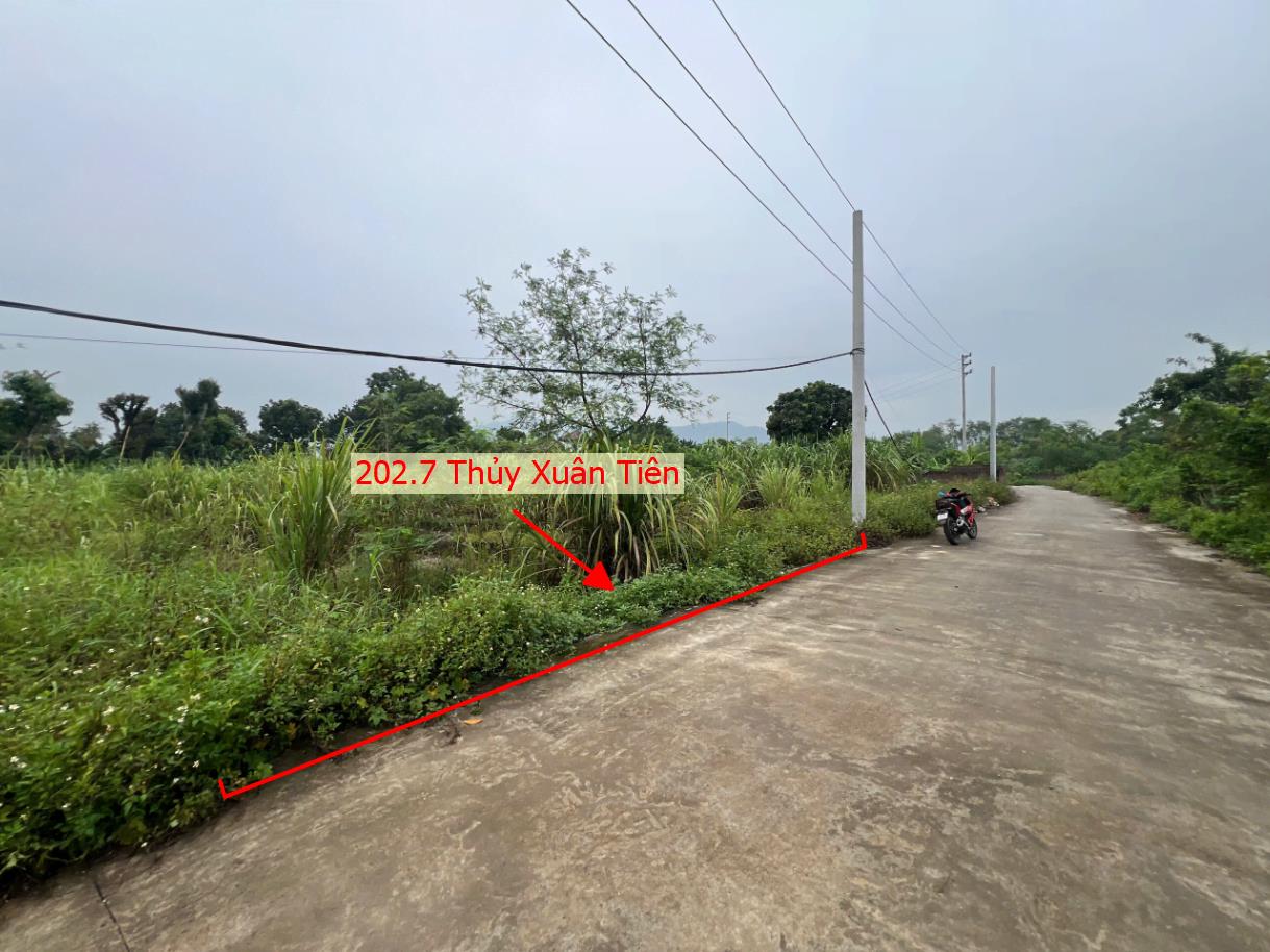 Hình ảnh Bán Thửa Đất 202.7m Tại Thủy Xuân Tiên Ô Tô Đỗ Tận Sát Trục Kinh Doanh Ngay Gần QL21A 