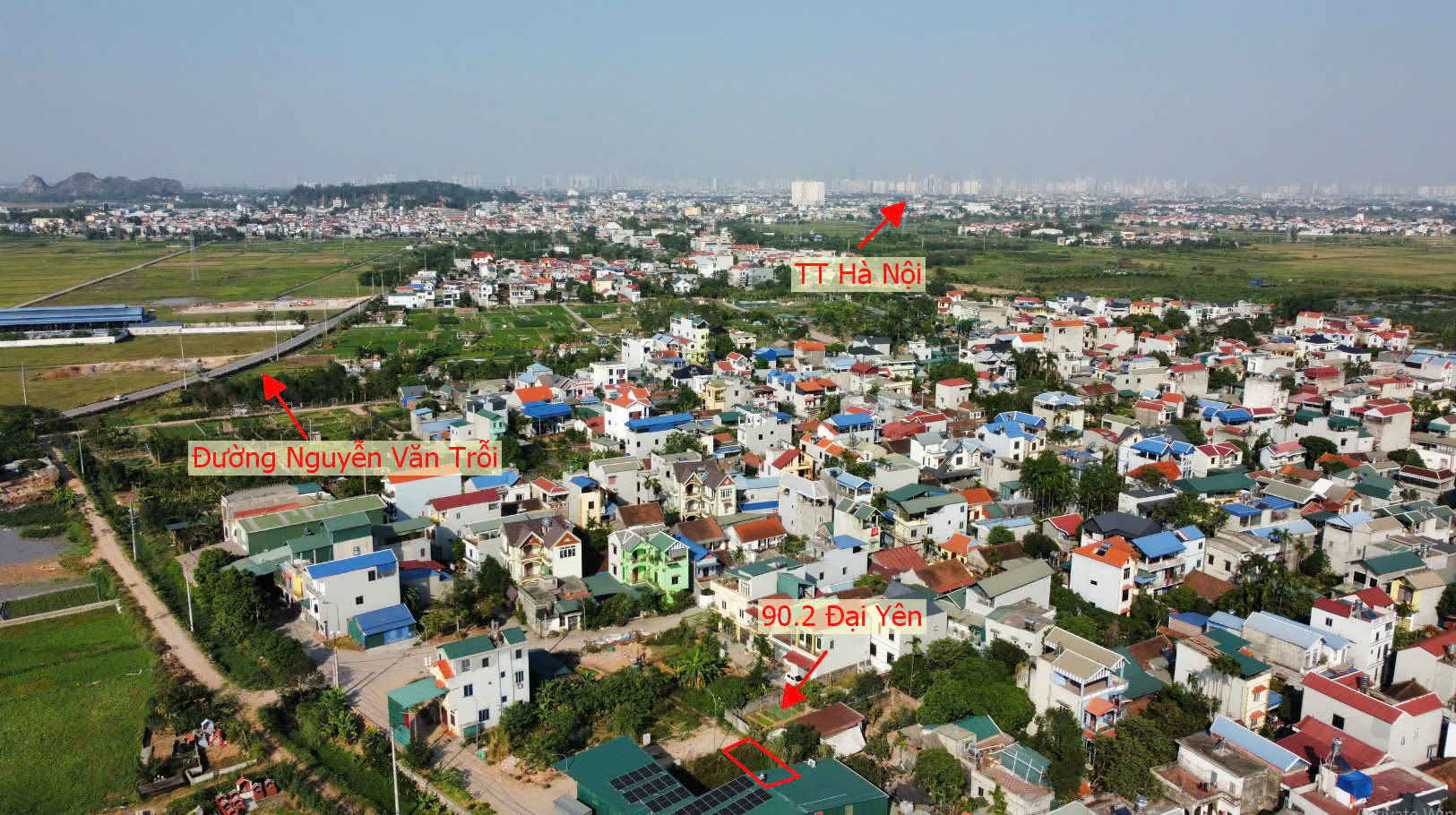 Hình ảnh Đất Đấu Giá Đại Yên Ngay Gần Mặt Đường Nguyễn Văn Trỗi Ô Tô Vào Tận Đất