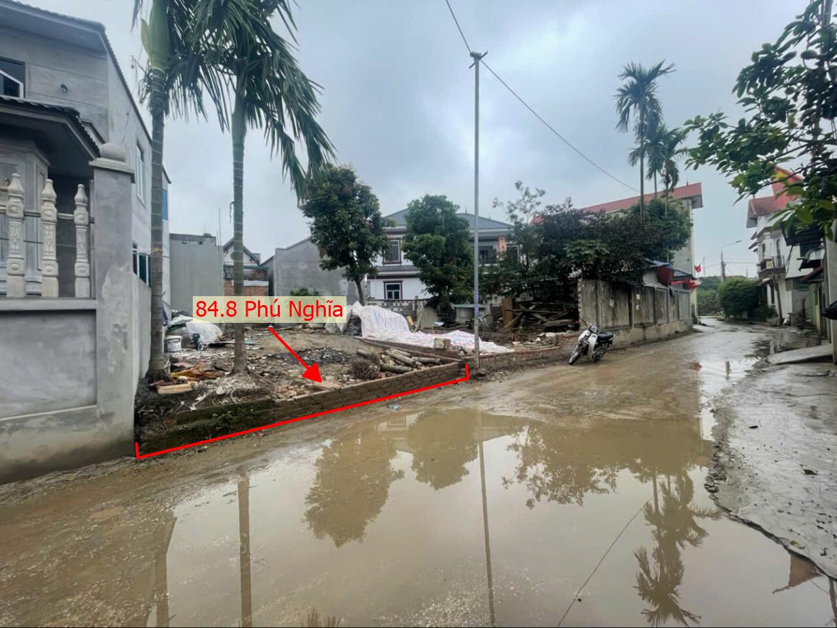 Hình ảnh Đất Phân Lô Xã Phú Nghĩa 84.8m Đường Thông Ô Tô Sát Trục Kinh Doanh Gần QL6A Đang Mở Rộng