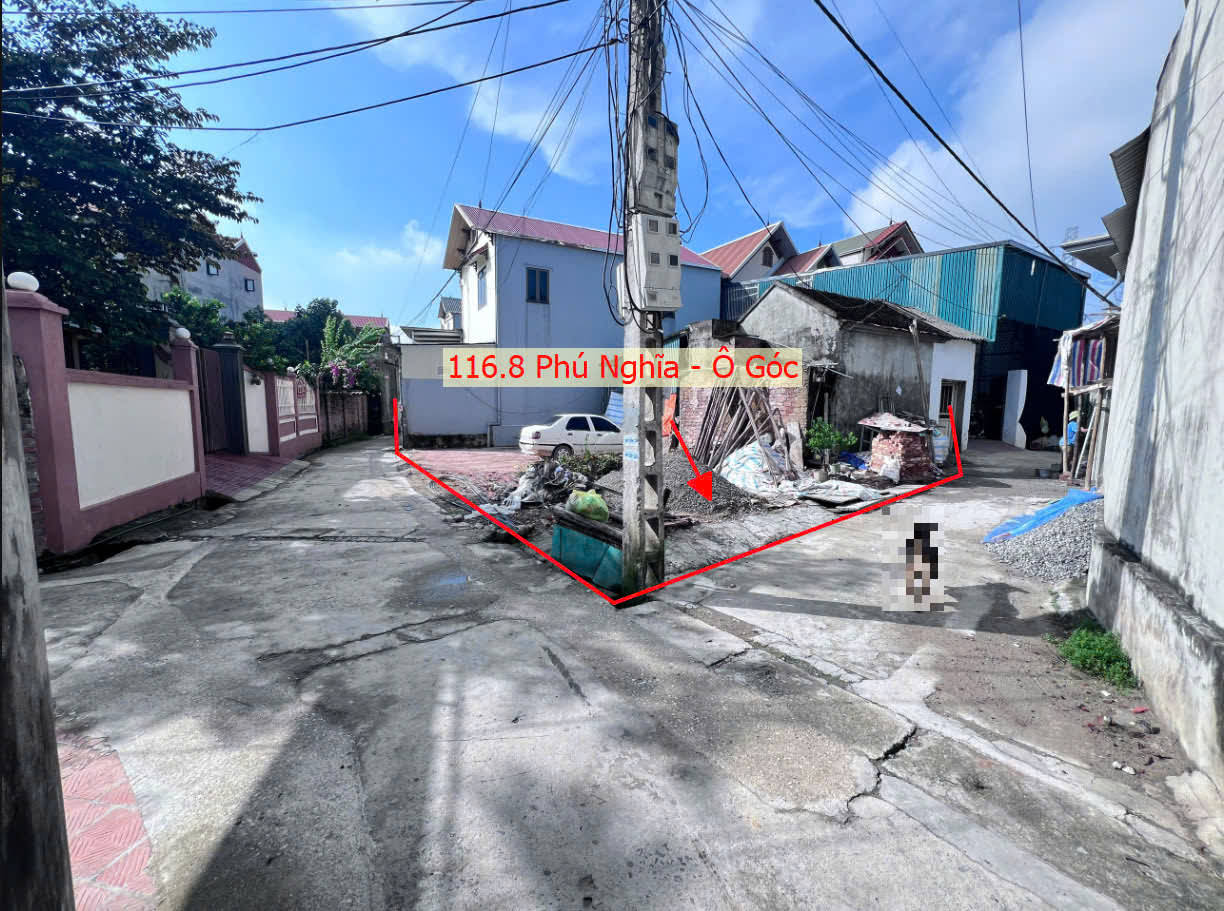 Hình ảnh Bán Lô Góc 2 Mặt Tiền Sẵn Nhà Cấp 4 Đường Ô Tô Chạy Tại Phú Nghĩa Chương Mỹ 