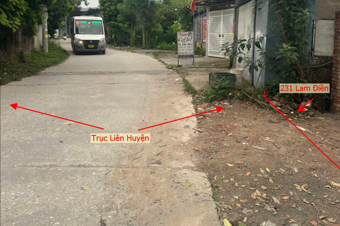 Hình ảnh Bán Thửa Đất 231m Tại Lam Điền Mặt Trục Chính Kinh Doanh Liên Huyện Gần Đường Cao Tốc Máng 7