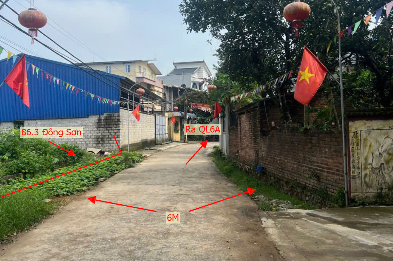 Hình ảnh Bán Đất Đông Sơn Mặt Trục Chính Kinh Doanh Ngay Sát QL6A Đang Triển Khai Mở Rộng 