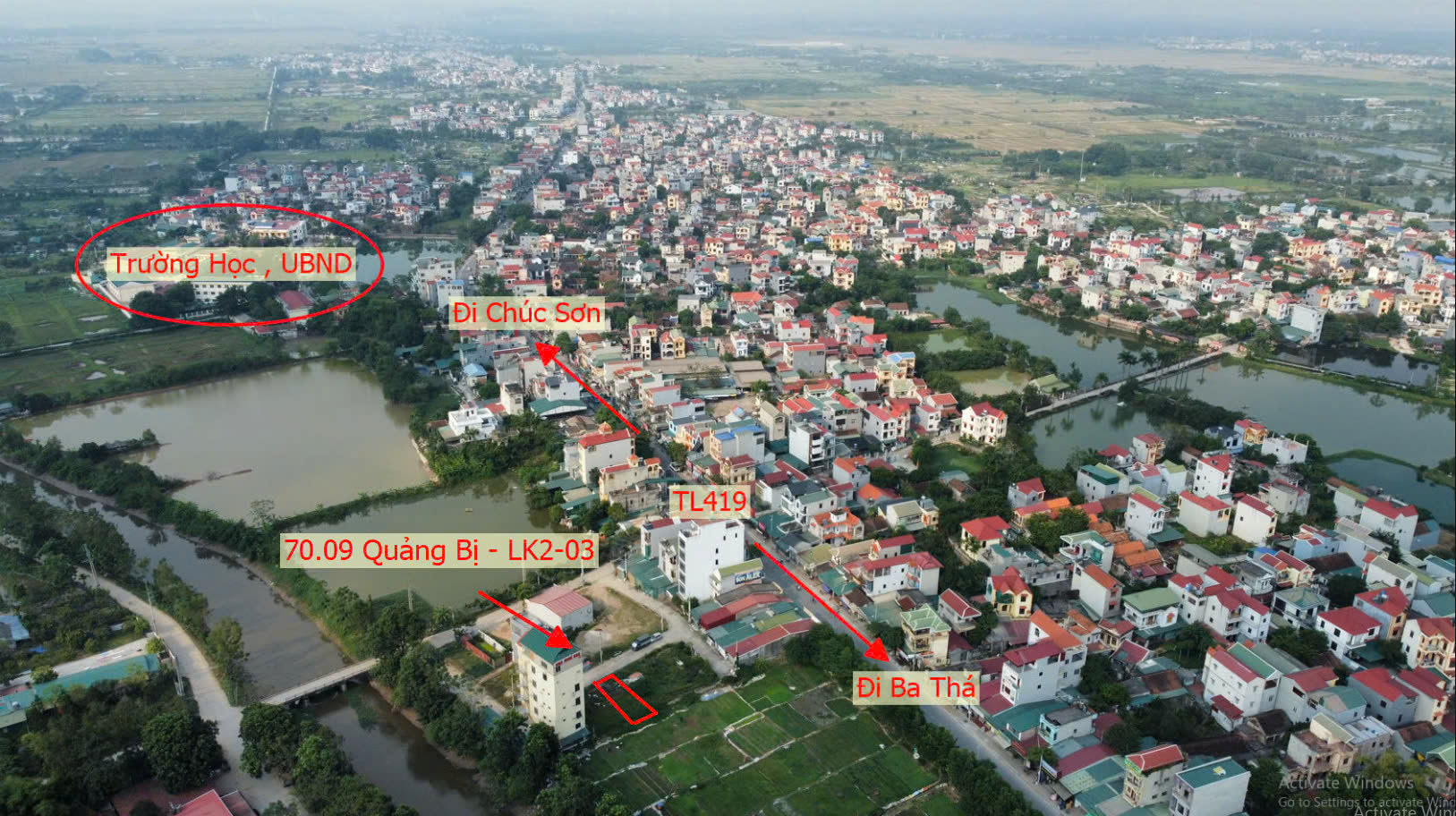 Hình ảnh Đất Đấu Giá Khu Rặng Ngái Xã Quảng Bị Thuộc Làn 2 Đường TL419 Ngay Trung Tâm Thương Mại Xã Quảng Bị 