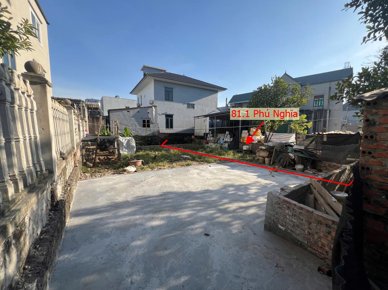 Hình ảnh Bán Thửa Đất 80.8m Ngay Trung Tâm Xã Phú Nghĩa Gần QL6A Đang Mở Rộng Giá Chỉ Hơn 2 Tỷ
