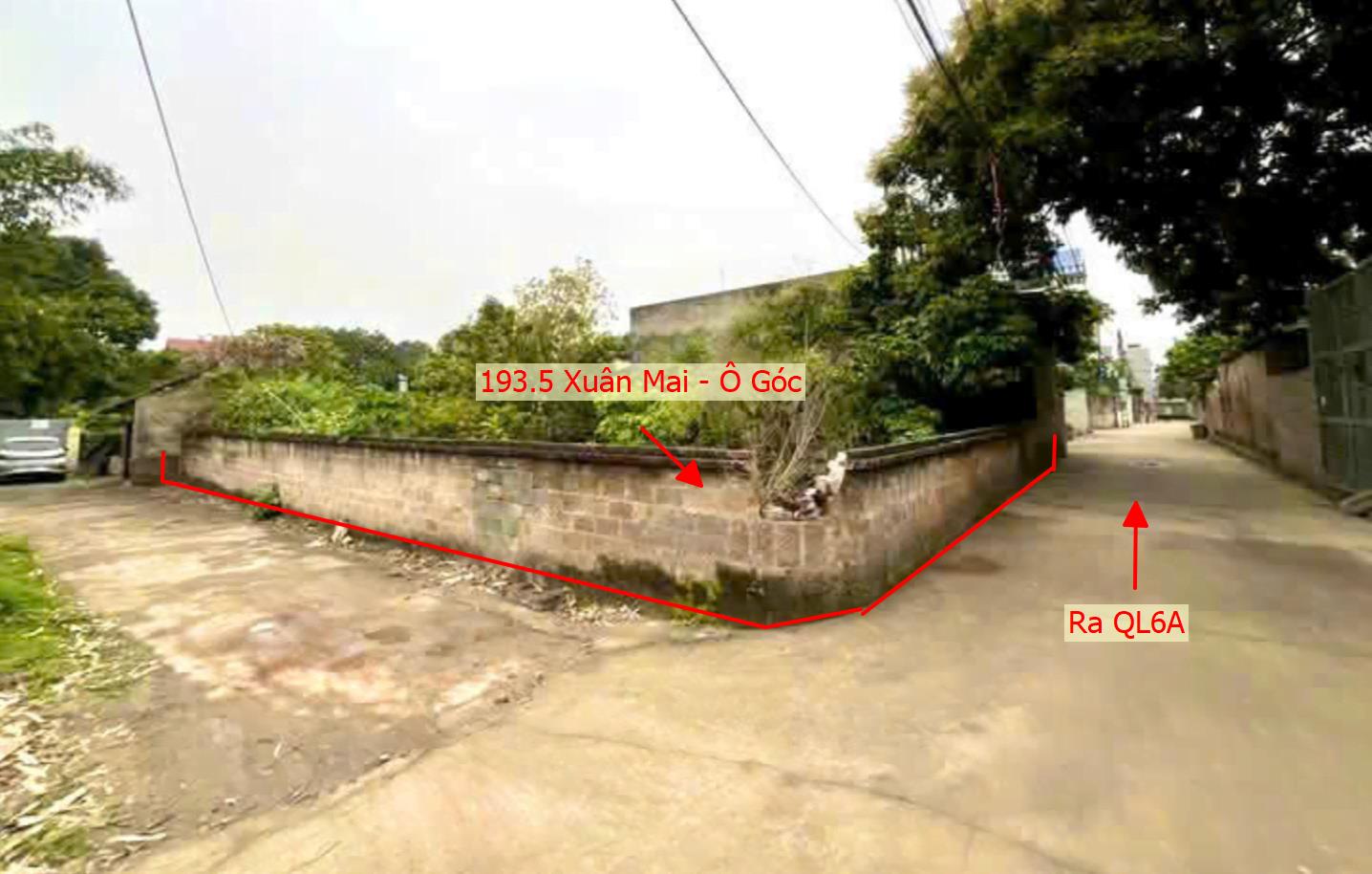 Hình ảnh Bán Lô Góc 2 Mặt Tiền Ô Tô Vào Tận Đất Gần Trung Tâm Thị Trấn Xuân Mai 