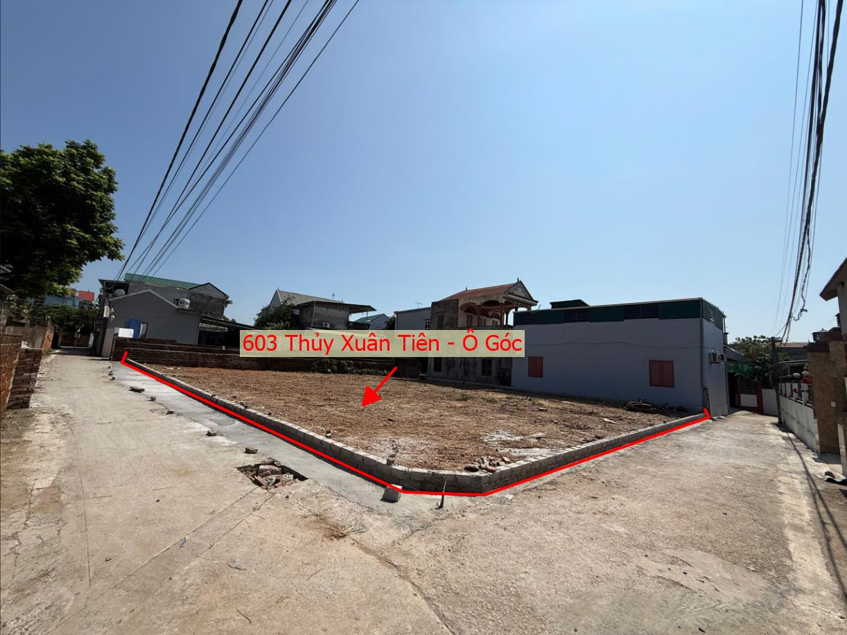 Hình ảnh Bất Động Sản Xuân Mai Bán Đất Khu Vực Thủy Xuân Tiên Lô Góc 2 Mặt Thoáng Đường Thông Ô Tô Gần QL6A Đang Mở Rộng
