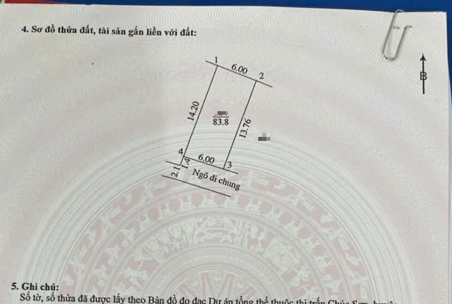 Hình ảnh Bán Thửa Đất 83.8m Tại Chúc Sơn Sát Trục Chính Kinh Doanh Liên Xã Giá Chỉ Vài Tỷ