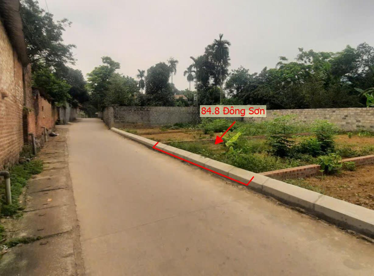 Hình ảnh Đất Phân Lô Đông Sơn Đường Thông Ô Tô Sát Trục Chính Kinh Doanh Liên Xã Cách QL6A Đang Mở Rộng Chỉ Hơn 1km