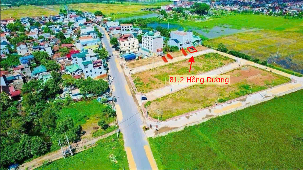 Hình ảnh Bán Đất Đấu Giá Hồng Dương Ngay Sát Trục Chính Kinh Doanh Liên Xã Gần QL21B (TT02-17) 
