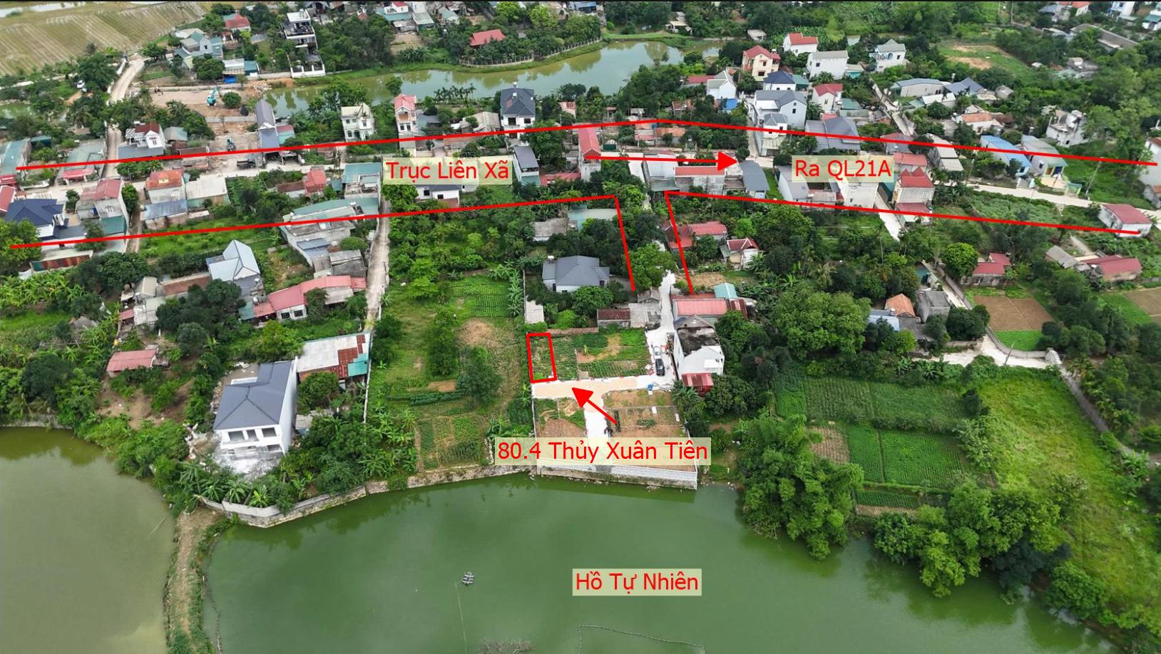 Hình ảnh Bất Động Sản Xuân Mai Bán Đất Phân Lô Khu Vực Thủy Xuân Tiên Ô Tô Đỗ Tận Đất Ngay Sát Trục Kinh Doanh Liên Xã
