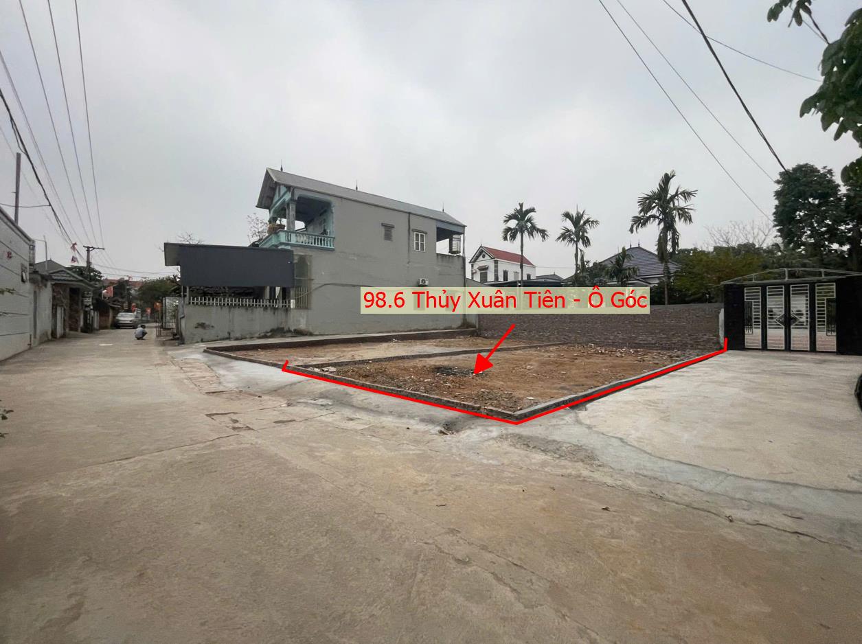 Hình ảnh Bán Lô Góc 2 Mặt Thoáng 97.6m Tại Thủy Xuân Tiên Đường Thông Ô Tô Sát Trục Chính Kinh Doanh Liên Xã