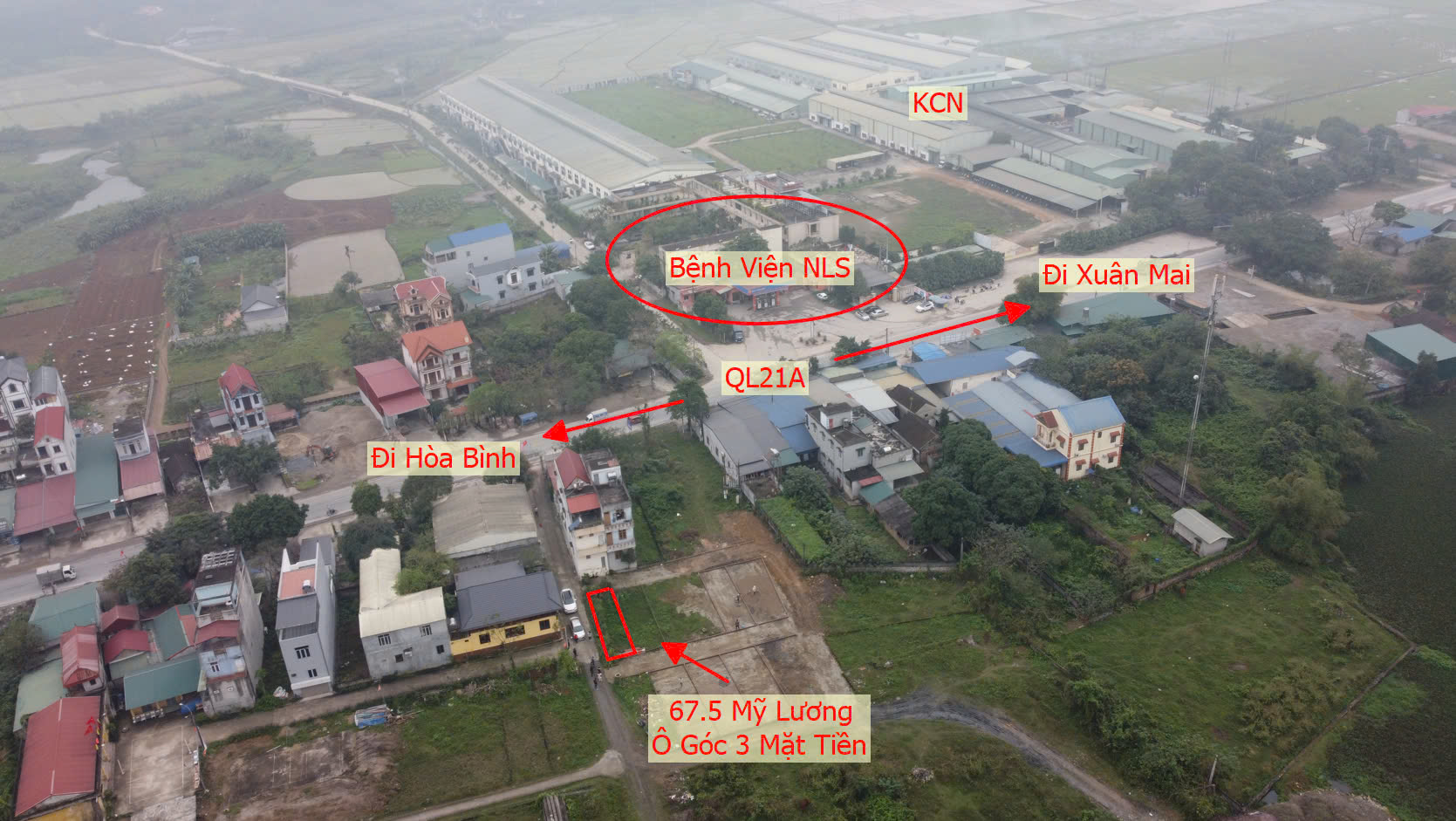 Hình ảnh Bán Lô Góc 3 Mặt Tiền Full Thổ Cư Ô Tô Vào Tận Đất Tại Mỹ Lương Chương Mỹ