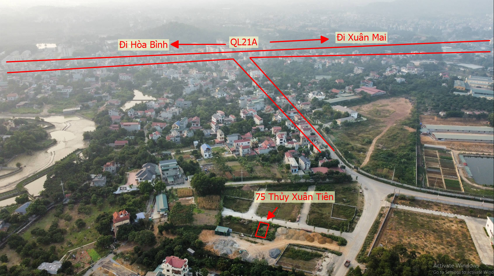 Hình ảnh Đất Phân Lô Đồi K6 Xã Thủy Xuân Tiên Đường Ô Tô Tránh Sát QL21A Giáp Khu Đô Thị Vệ Tinh Xuân Mai