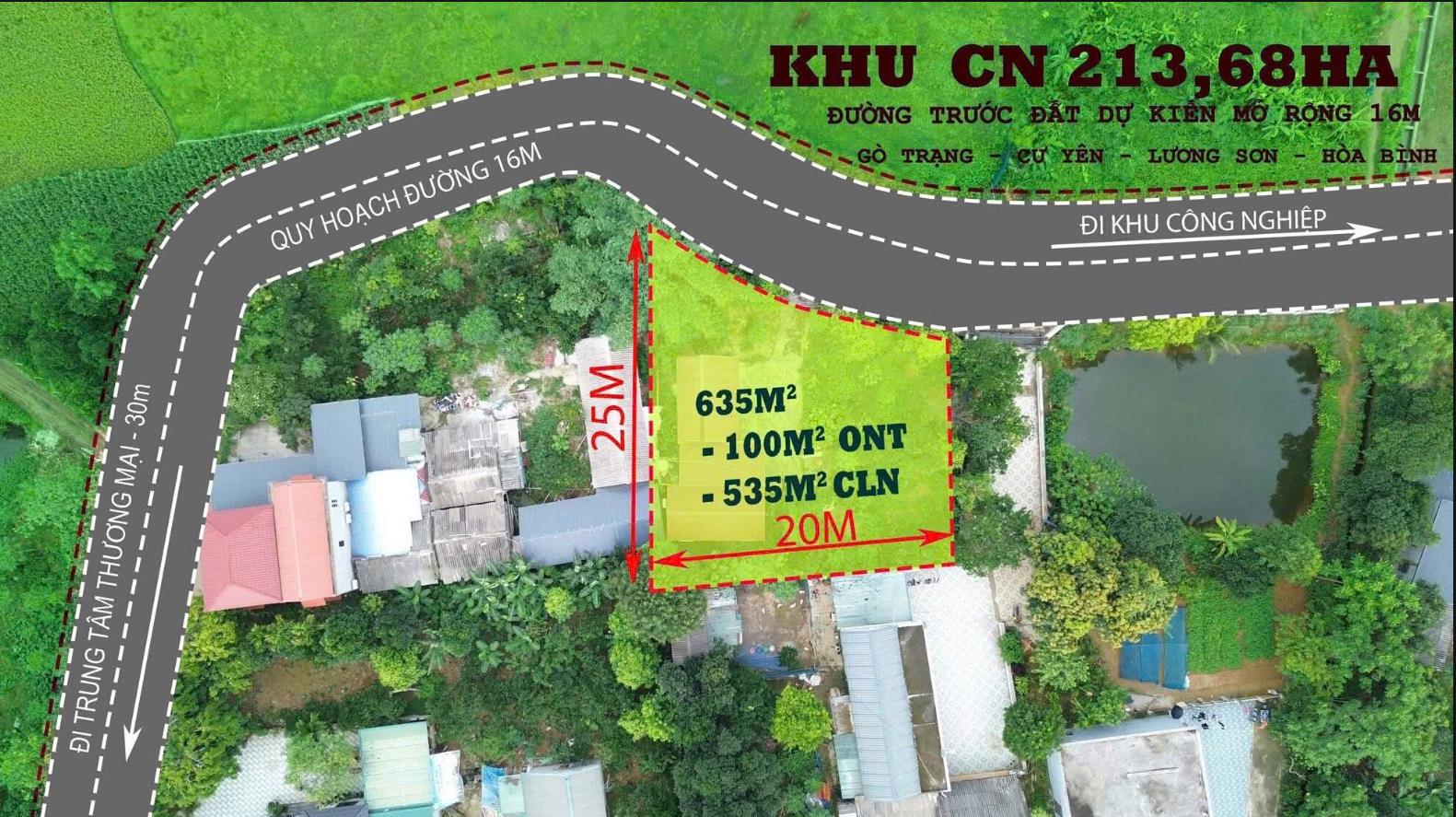 Hình ảnh Bán Lô Đất 635m Tại Cư Yên Lương Sơn Bám Đường Bê Tông Ô Tô Vào Tận Dất Dân Cư Đông Đúc Thân Thiện Gần KCN Giá Đầu Tư