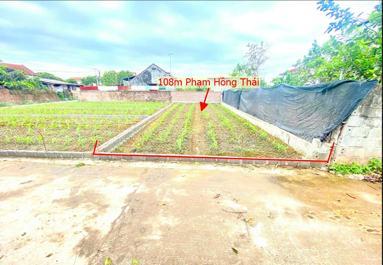 Hình ảnh Bán Lô Đất 108m Tại Phạm Hồng Thái Khoái Châu Bám Đường Bê Tông Ô Tô Vào Tận Đất Dân Cư Đông Đúc