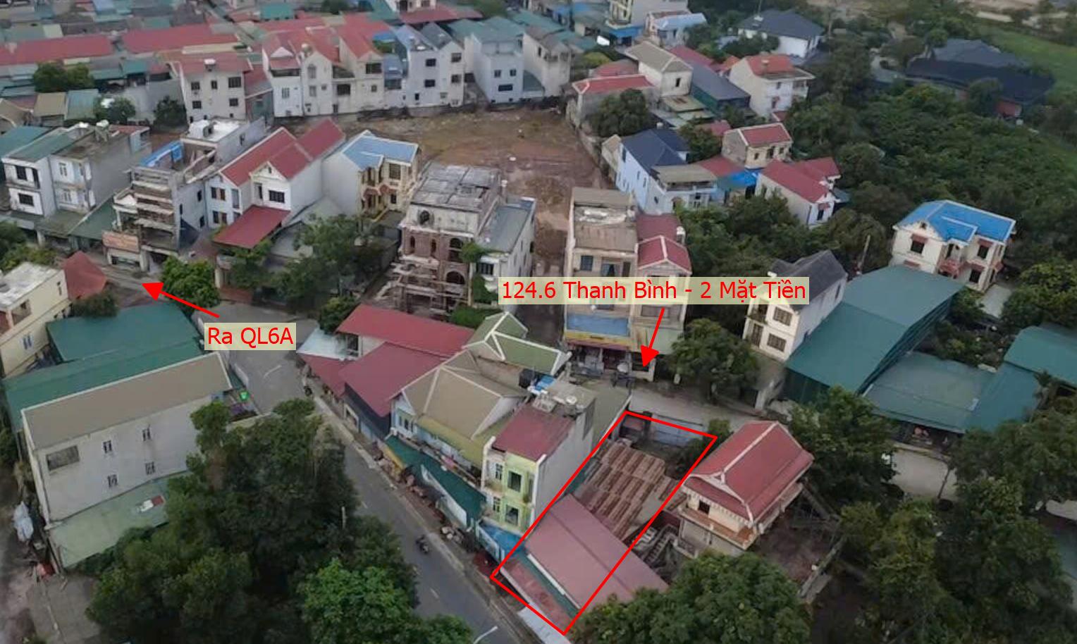 Hình ảnh Chủ Cắt Bán 120m Tại Thanh Bình 2 Mặt Tiền Bám Trục Đường Kinh Doanh Ngay Gần QL6A Đang Mở Rộng