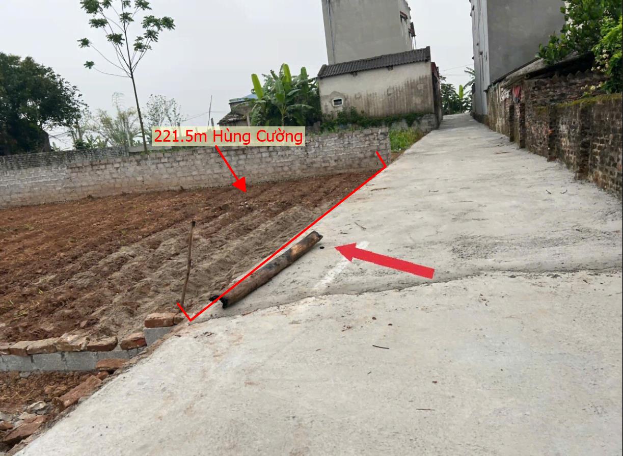 Hình ảnh Bán Lô Đất 221.5m Tại Hùng Cường TP Hưng Yên Bám Đường Bê Tông Ô Tô Vào Tận Đất Dân Cư Đông Đúc Thân Thiện gần CHợ Trường Học Ủy Ban Giá Đầu Tư