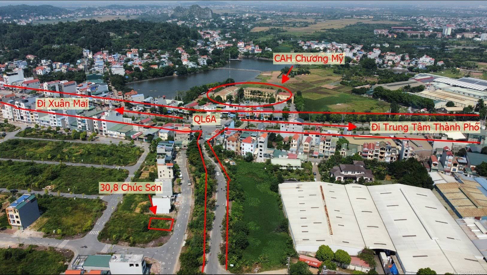 Hình ảnh Bán Đất Tái Định Cư Đồng Tía Chúc Sơn Sát QL6A Ngay Trung Tâm Hành Chính Huyện