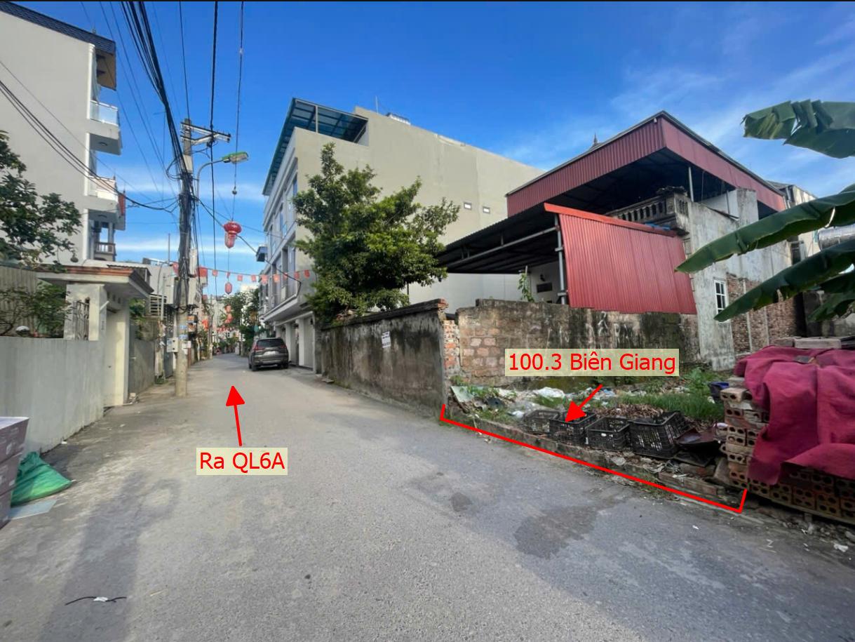 Hình ảnh Bán Đất Full Thổ Cư 100.3m Tại Biên Giang Mặt Trục Chính Kinh Doanh Ngay Gần QL6A Đang Mở Rộng