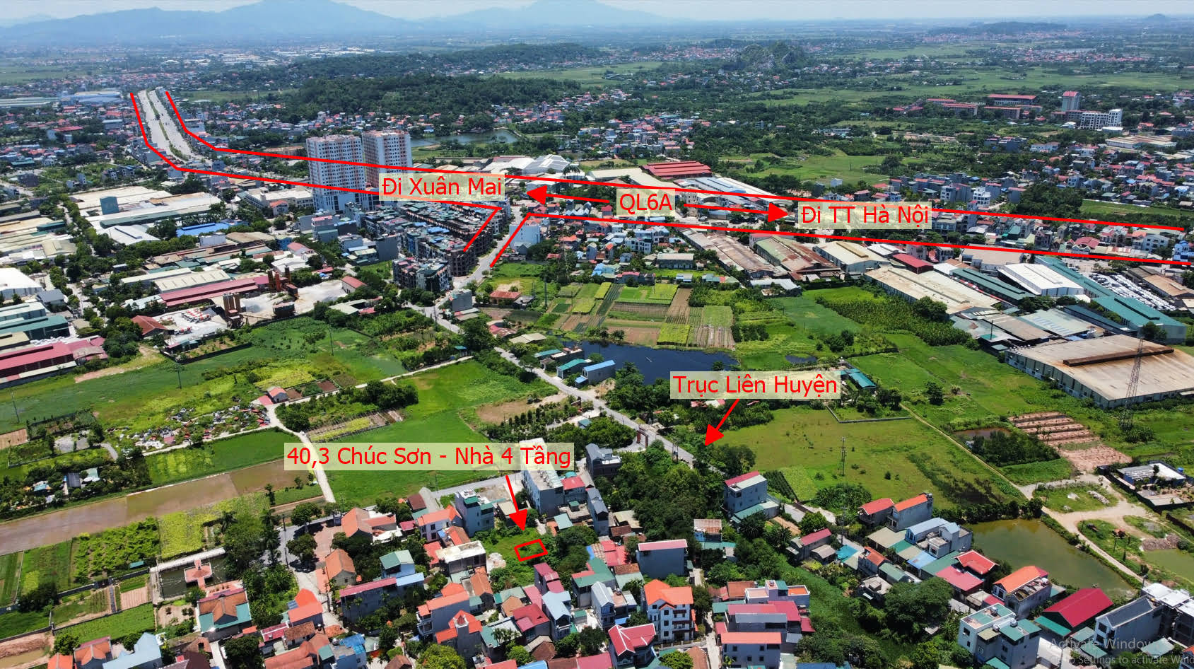 Hình ảnh Bán Nhà Thương Mại Ngay Sát Trục Kinh Doanh Liên Huyện Tại Thị Trấn Chúc Sơn