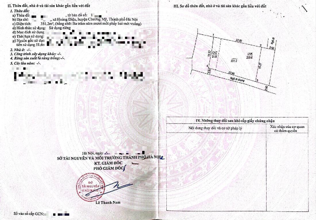 Hình ảnh Bán Thửa Đất 351.2m Tại Hoàng Diệu Sát Trục Chính Kinh Doanh Liên Xã Giá Chỉ Vài Tỷ