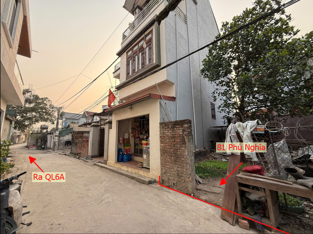 Hình ảnh Bán Đất Phú Nghĩa Ô Tô Vào Tận Đất Sát Trục Kinh Doanh Ngay Trung Tâm Xã Phú Nghĩ Gần QL6A 