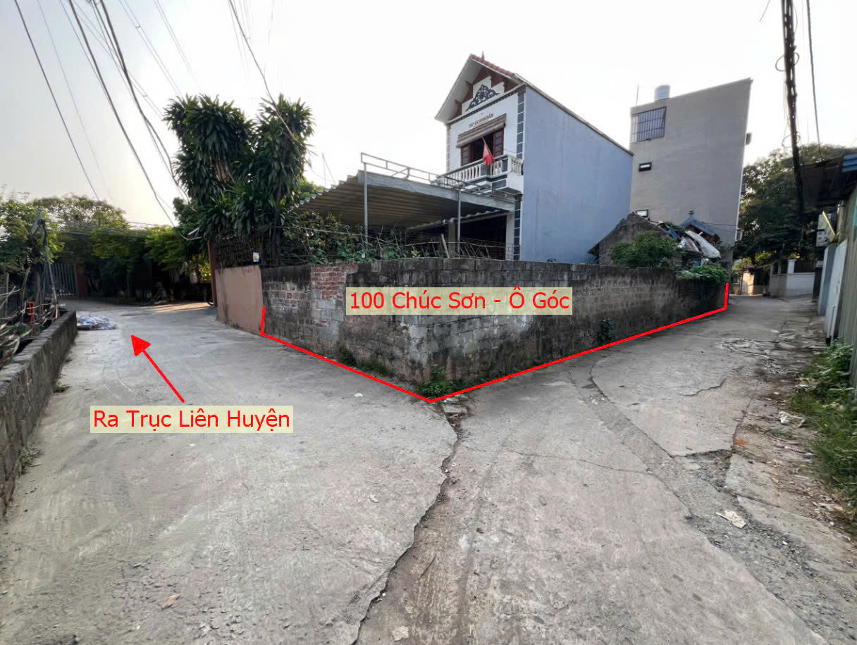 Hình ảnh Bán Lô Góc 2 Mặt Tiền Ô Tô Vào Tận Đất Sát Trục Chính Liên Huyện Tại Thị Trấn Chúc Sơn Chương Mỹ